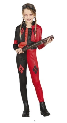 Costume harley quinn - quinn, bambina